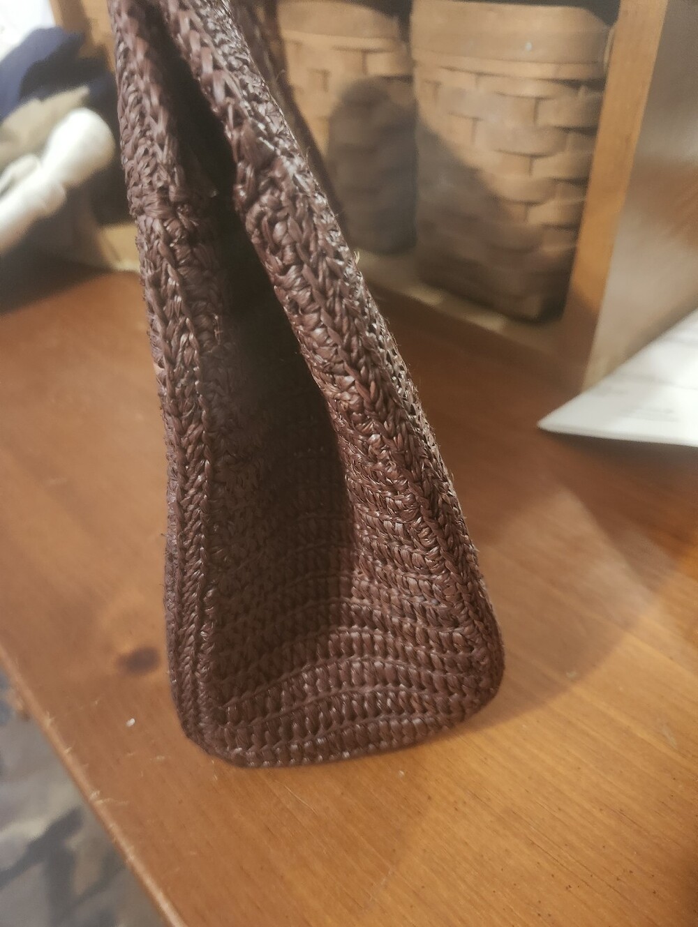 Sezane Carla Woven Bag Clutch - Picture 5 of 10